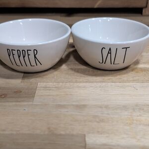 Rae Dunn Ceramic Bowl - White with Black Logo